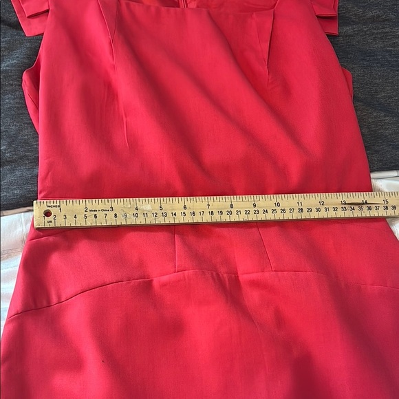 Forever 21 Red Sleeveless Sheath Dress Square Neck Mini - Picture 11 of 11